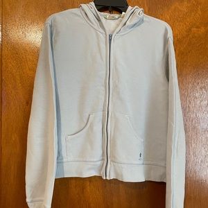 Tommy Bahama blue zip up jacket. Size: Large 12/14. Great gently worn condition